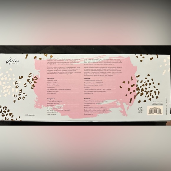 Aria Beauty Pop N Lock Interchangeable Straightener and curling iron set. - Picture 3 of 4